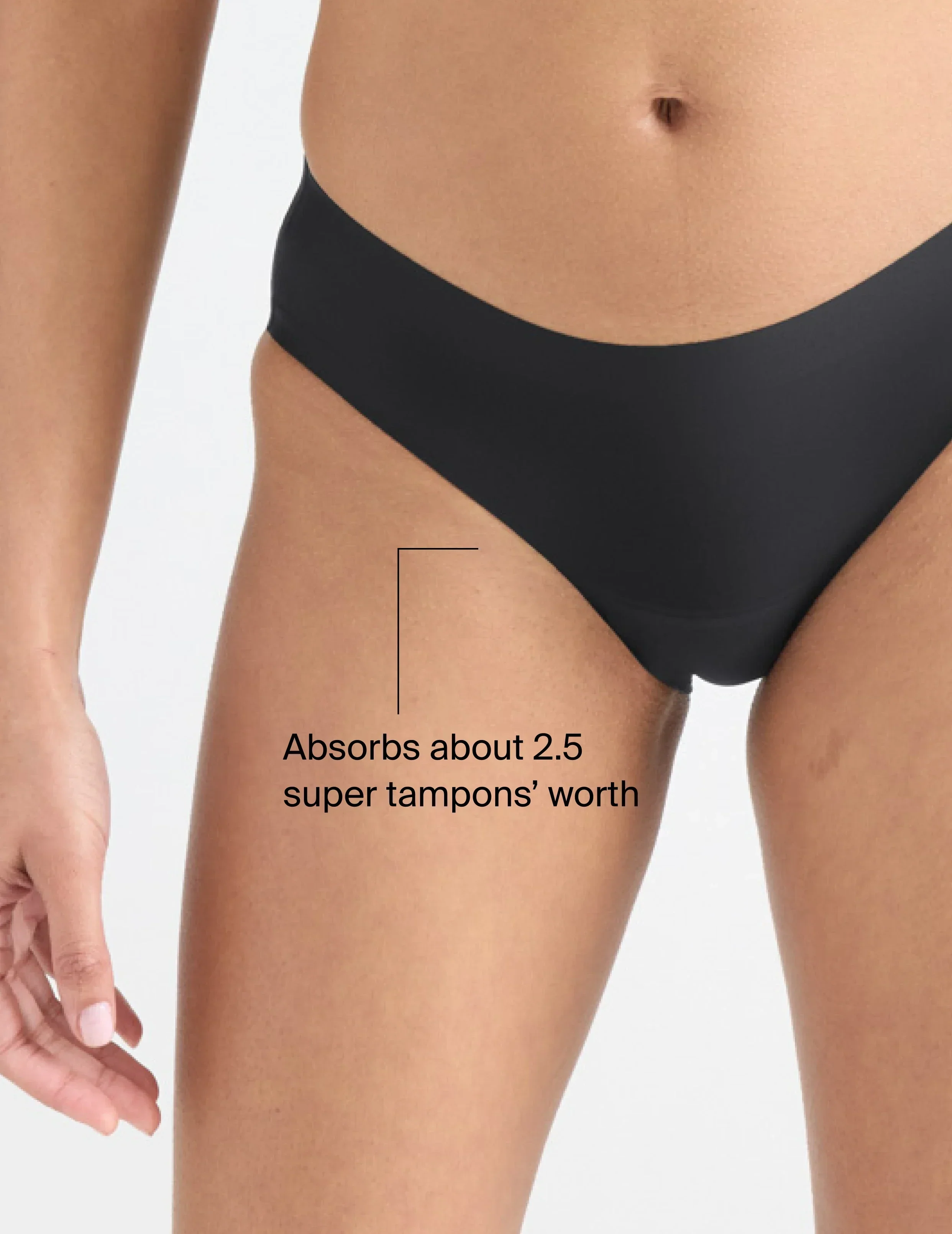 Leakproof UltraThin No-Show Bikini - Image 60