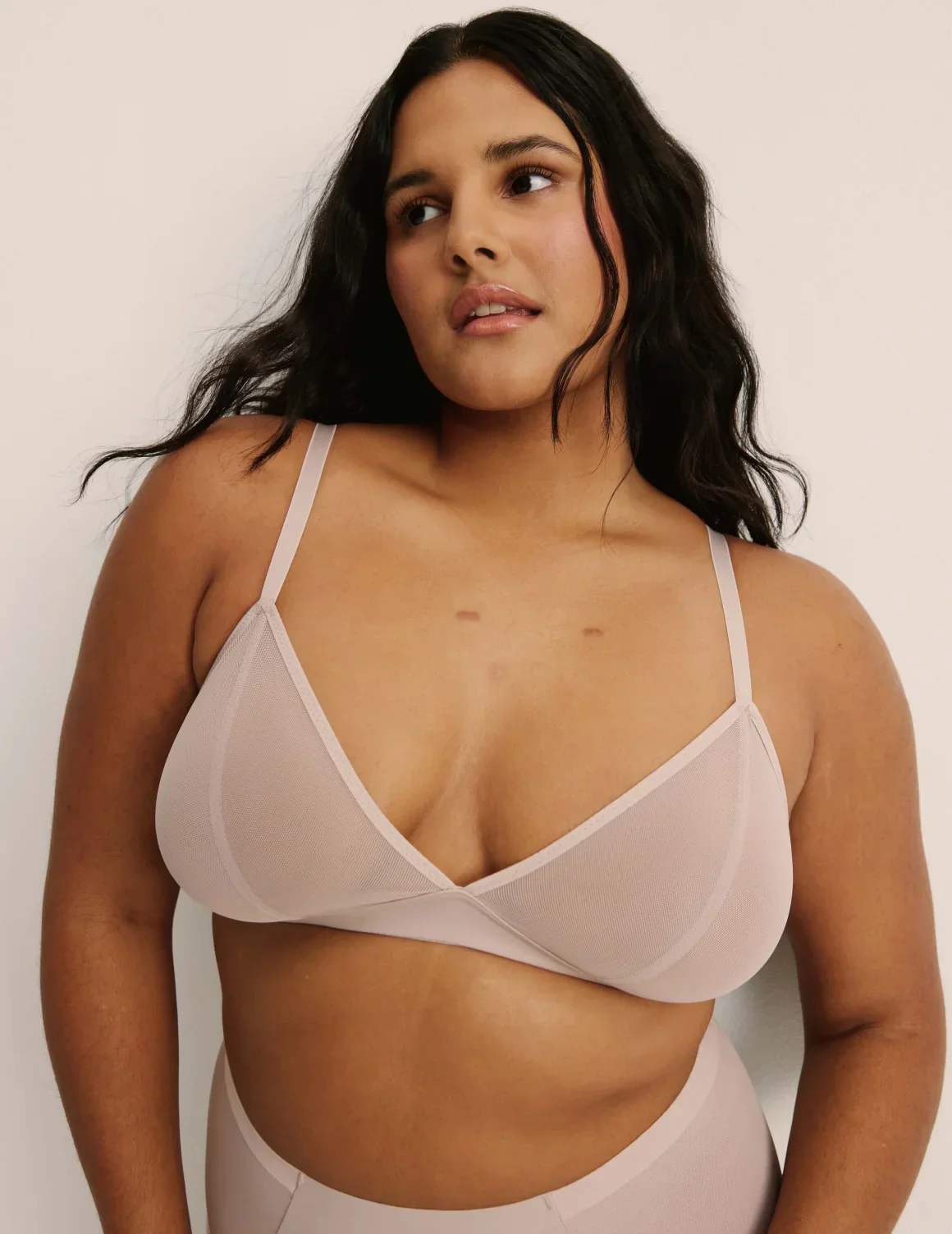 Mesh Deep V Bra - Last Call - Image 31