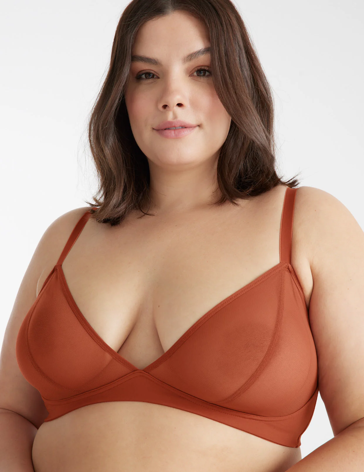 Mesh Deep V Bra - Last Call - Image 42