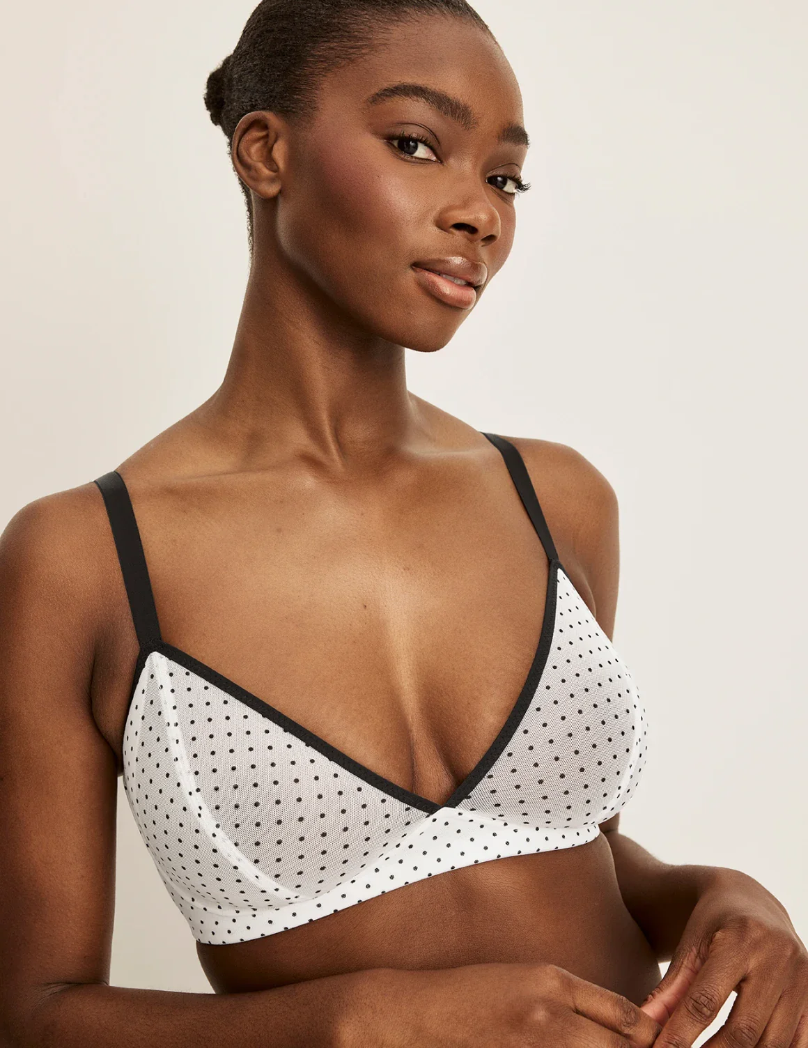 Mesh Deep V Bra - Image 36