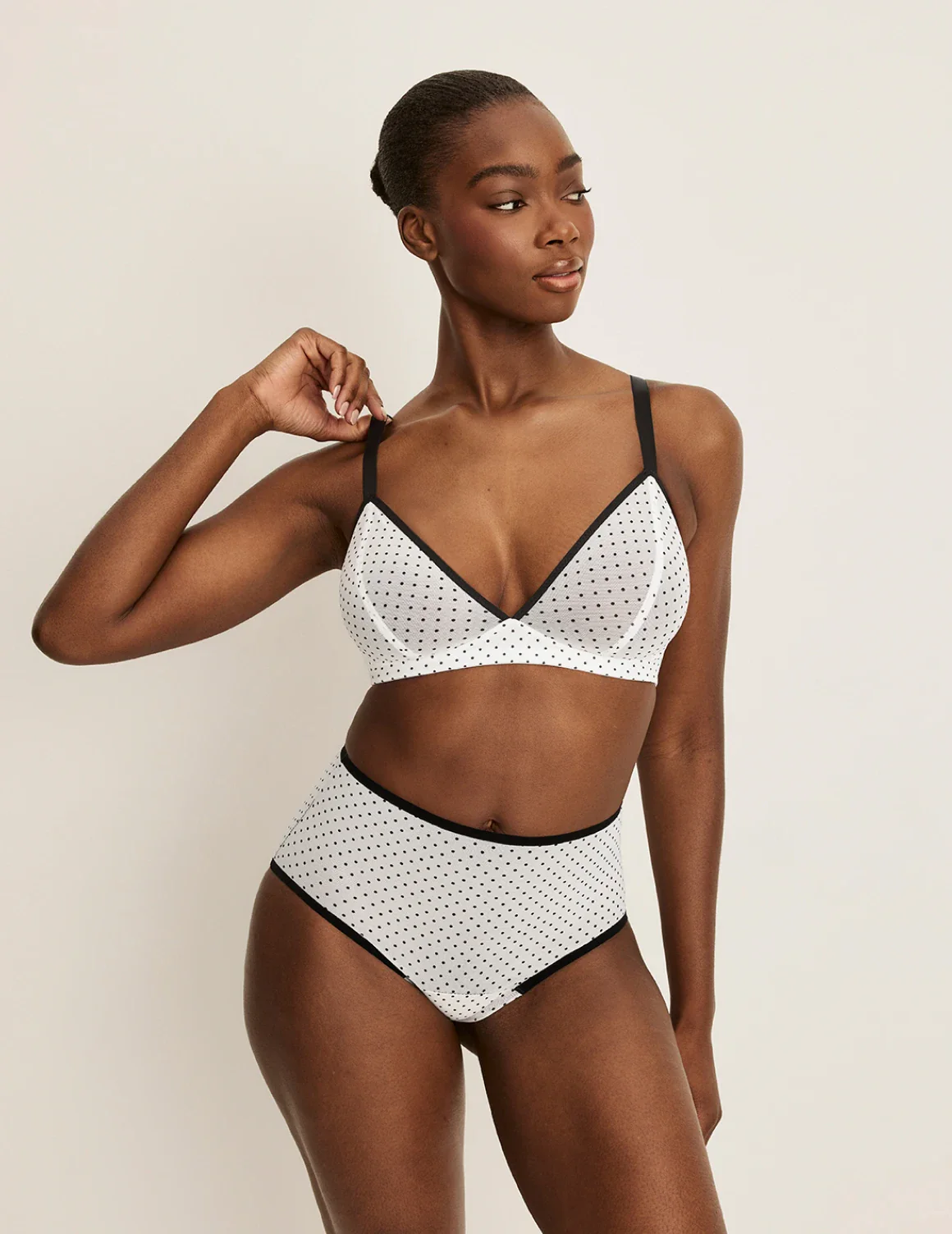 Mesh Deep V Bra - Image 37