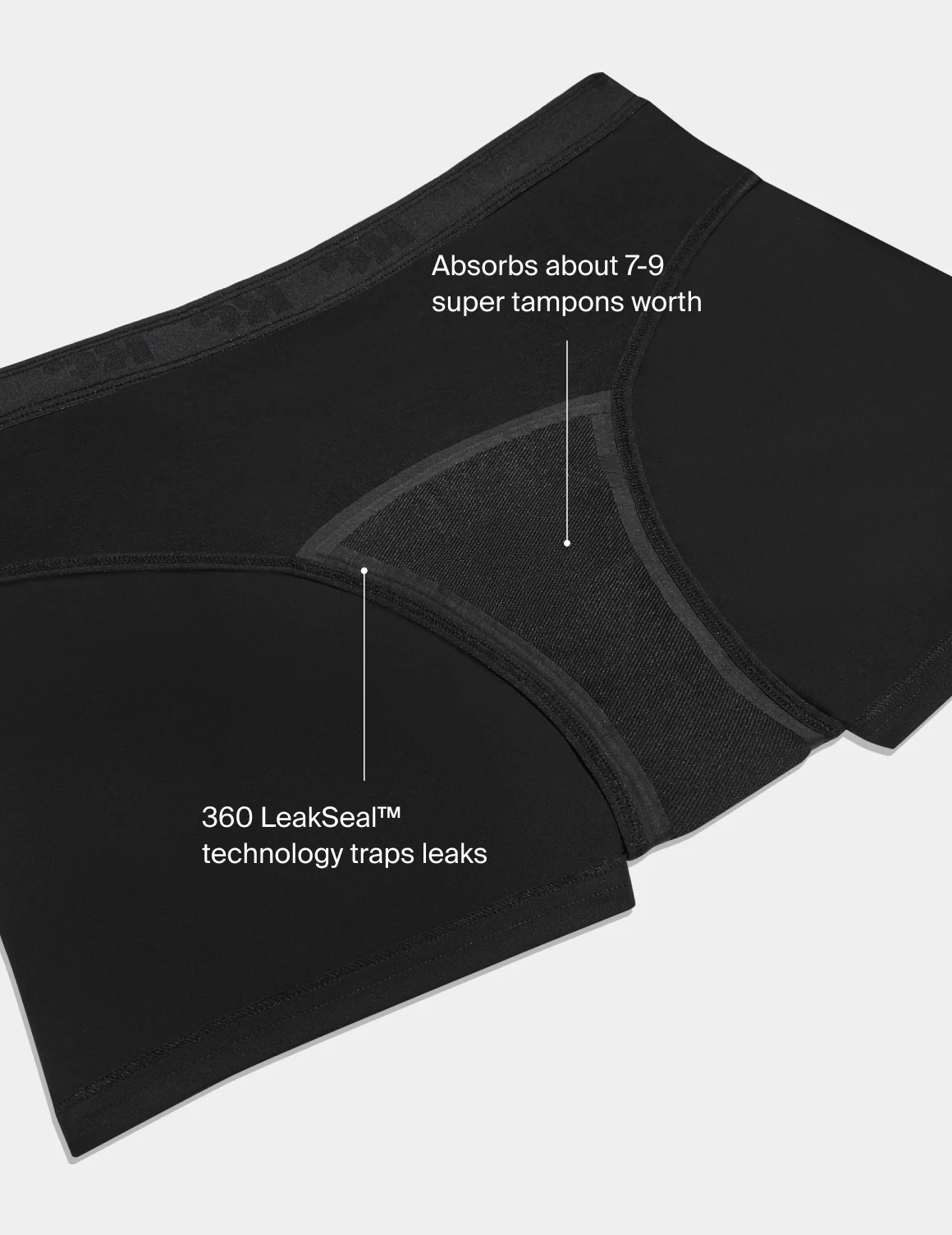 Teen Super Leakproof® Sleepover Boxer - Image 11